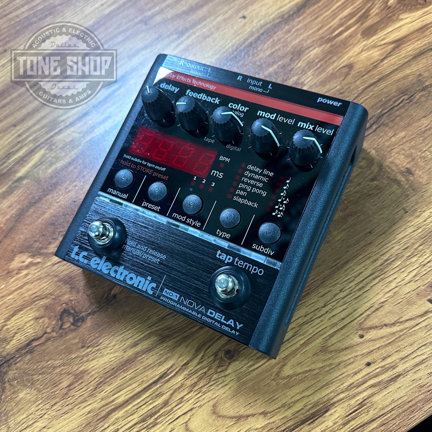 Top of Used TC Electronic ND-1 Nova Delay.