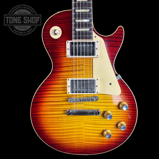 Front of Used 2021 Gibson Custom Shop CME Reissue 1960 Les Paul Factory Burst.