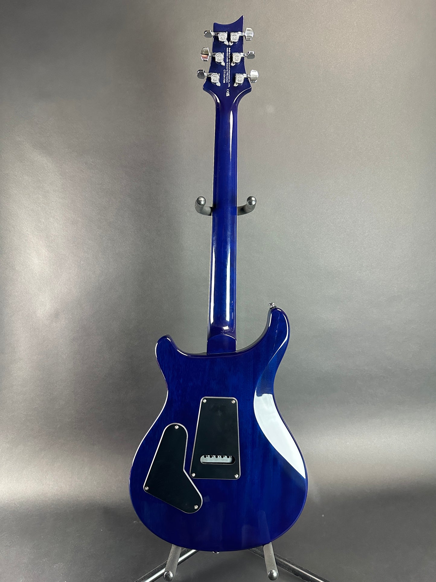 Full back of Used PRS SE Standard 24 Blue.