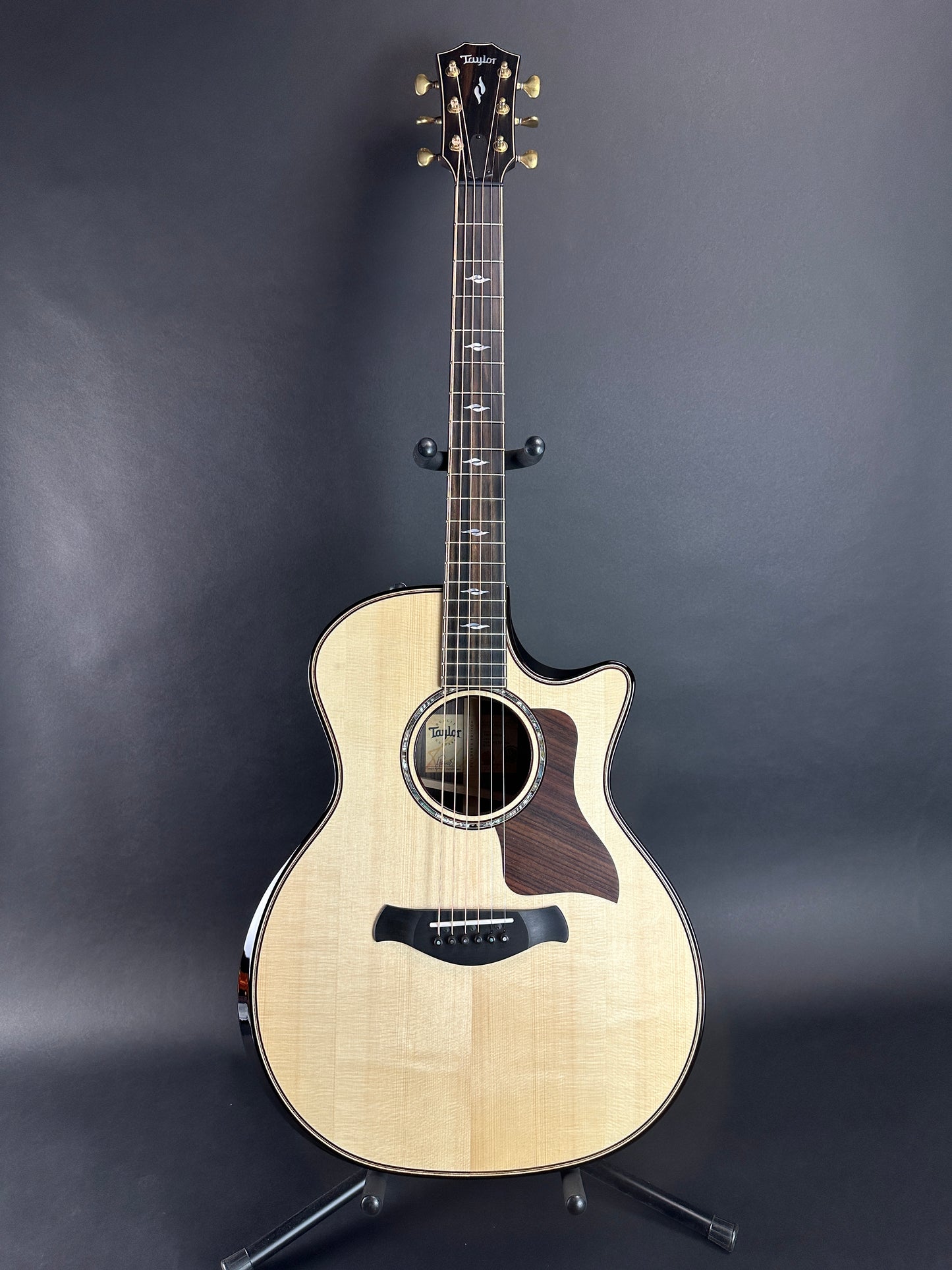 Full front of Used Taylor 814ce Builder's Edition.