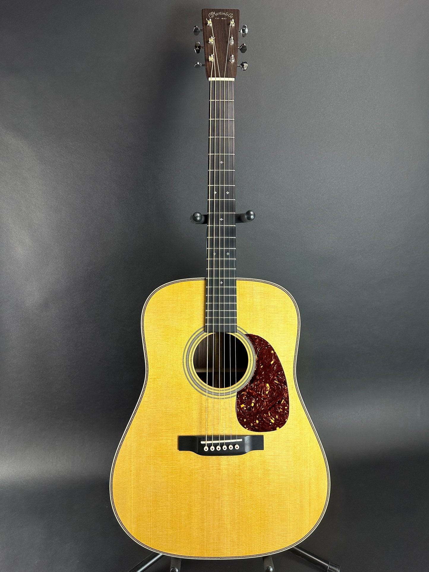Full front of Used 2020 Martin HD28.