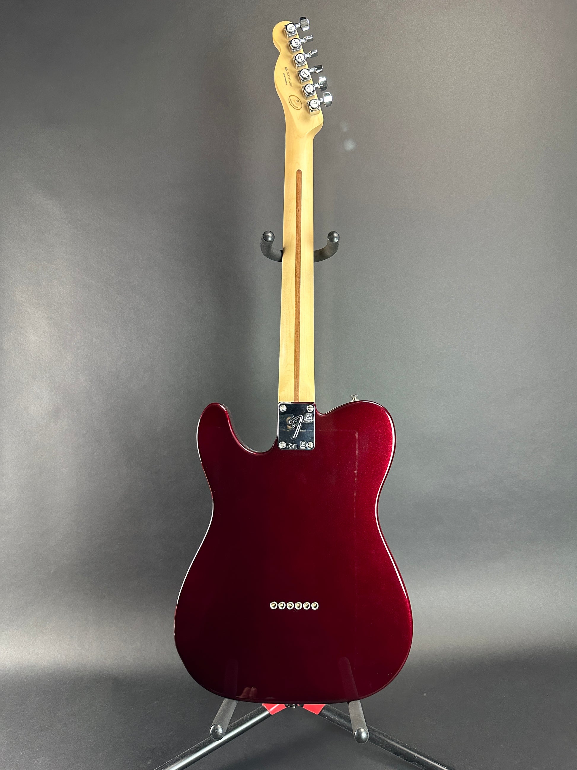 Full back of Used Fender LTD Player Telecaster Oxblood.