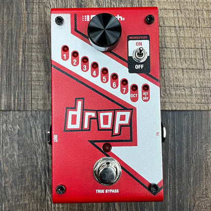 Top of Used Digitech Drop Polyphonic Droptune Pedal w/Box TFW42