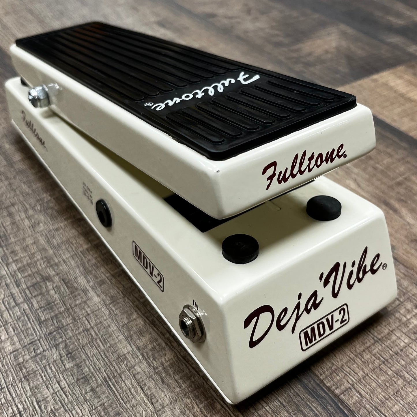 Side of Used Fulltone Mini Deja Vibe MDV-2 Chorus / Vibrato Pedal TFW56