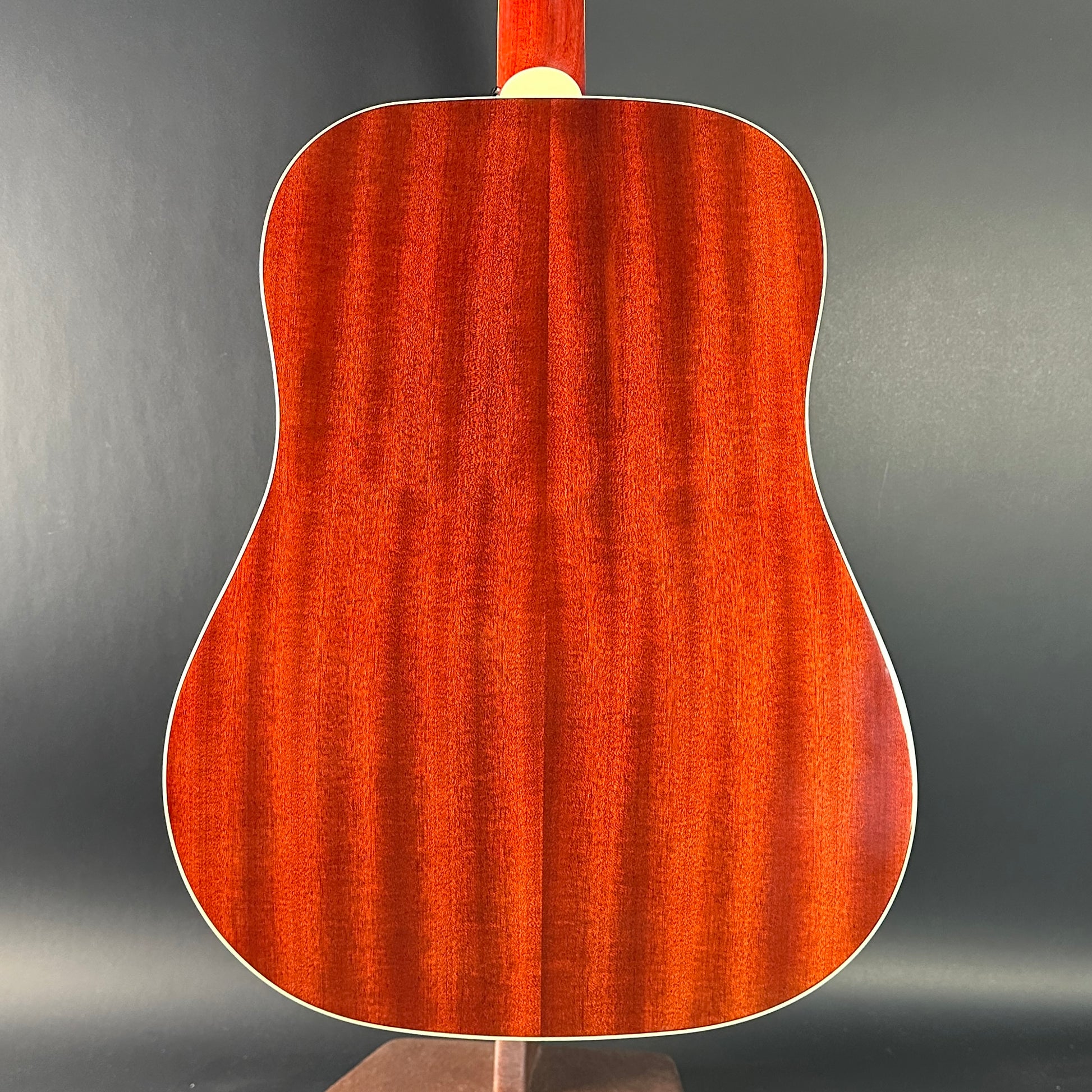 Back of Used Epiphone Hummingbird Studio AE Cherry Burst.