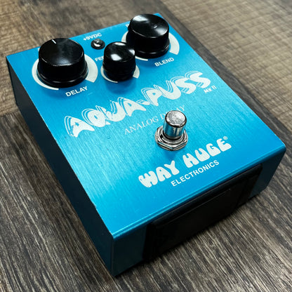 Side of Used Way Huge Aqua-Puss MKII Analog Delay Pedal TFW80