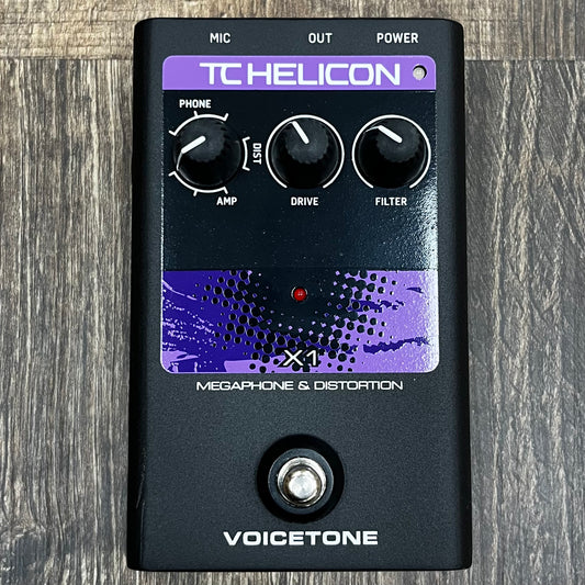 Top of Used TC Helicon Voicetone X1 w/box TFW63