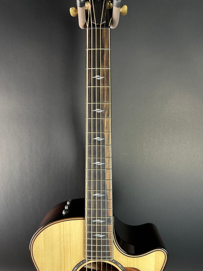 Fretboard of Used Taylor 814ce Builder's Edition.