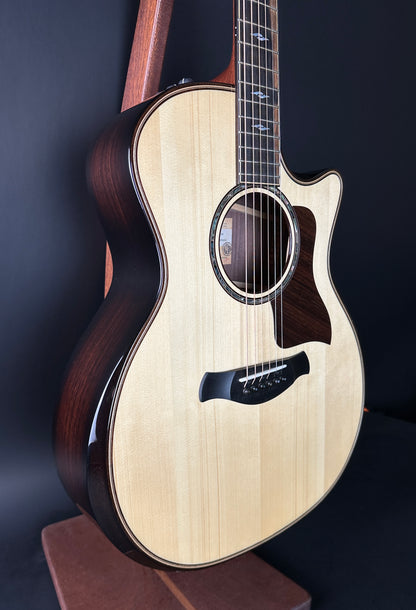 Front angle of Used Taylor 814ce Builder's Edition.