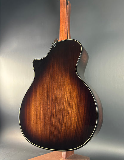 Back angle of Used Taylor 814ce Builder's Edition.