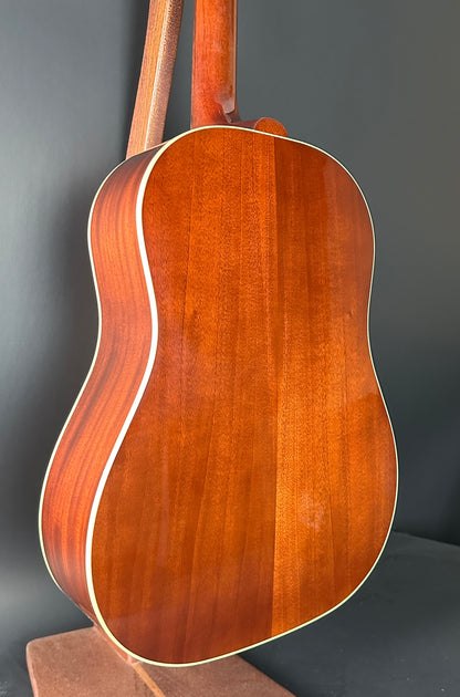 Back angle of Used 2024 Gibson Demo Shop 50s J-45 Sunburst.