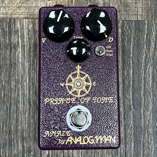 Top of Used Analog.Man Prince of Tone Pedal w/box TFW68