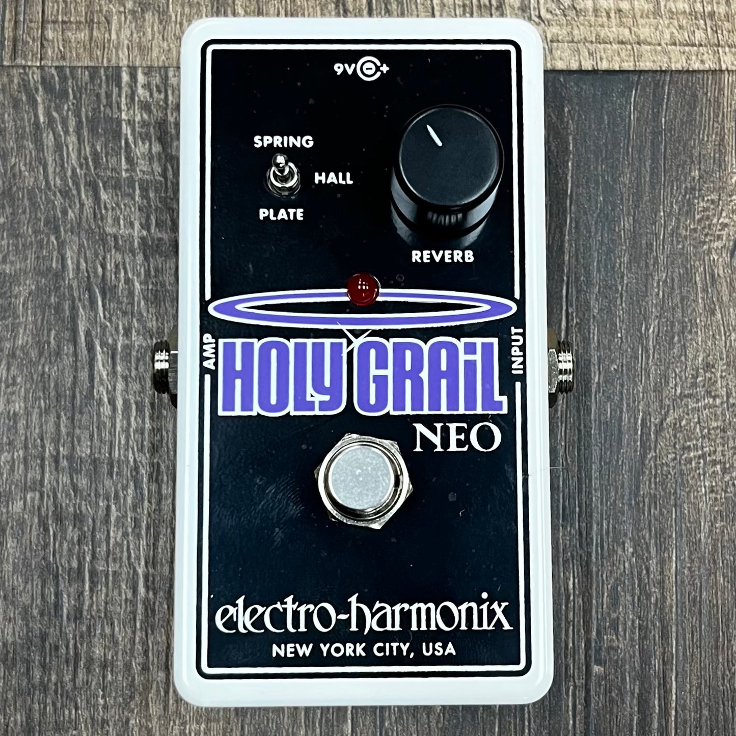 Top of Used EHX Electro-Harmonix Holy Grail Neo Reverb Pedal w/box TFW119