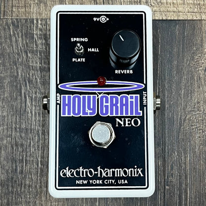 Top of Used EHX Electro-Harmonix Holy Grail Neo Reverb Pedal w/box TFW119