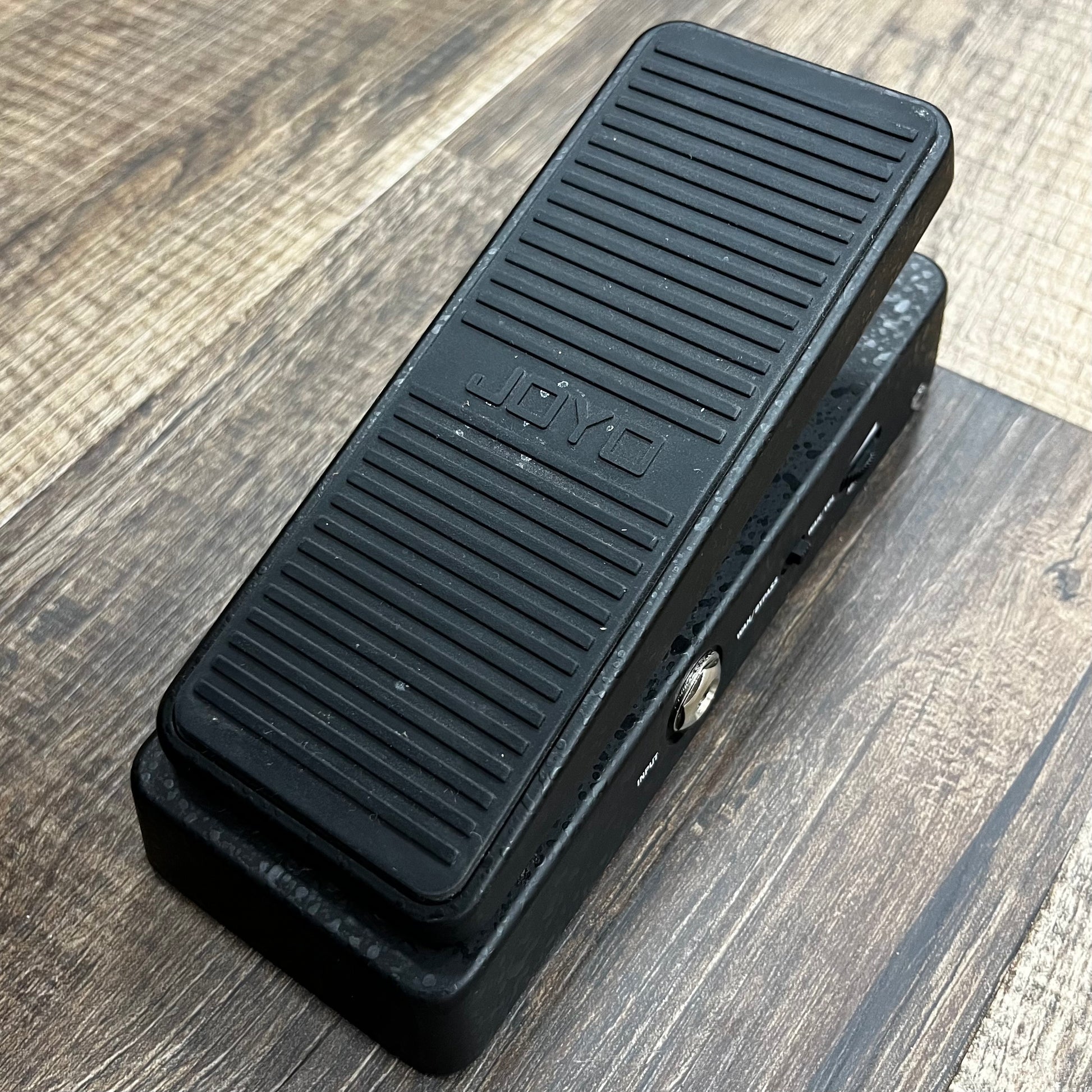 Side of Used Joyo Classic Wah -I Pedal w/box TFW121