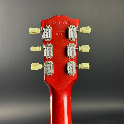 Back of headstock of Used 2003 Gibson ES-333 Cherry.