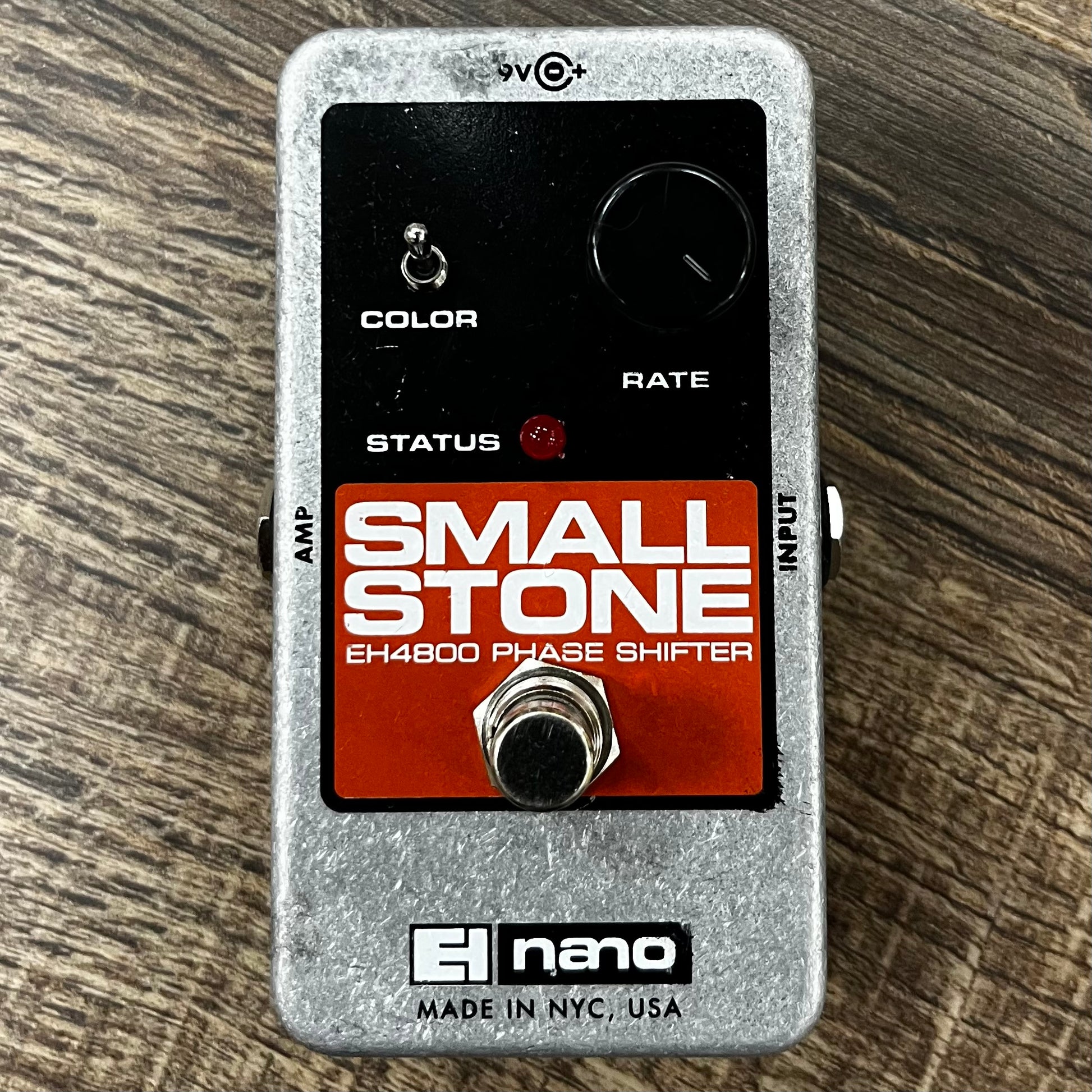 Top of Used EHX Electro-Harmonix Nano Small Stone Phaser Shifter Pedal TFW147