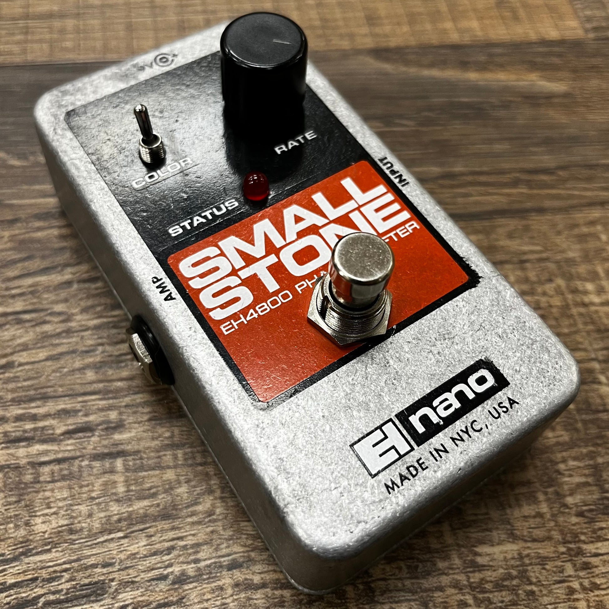 Side of Used EHX Electro-Harmonix Nano Small Stone Phaser Shifter Pedal TFW147