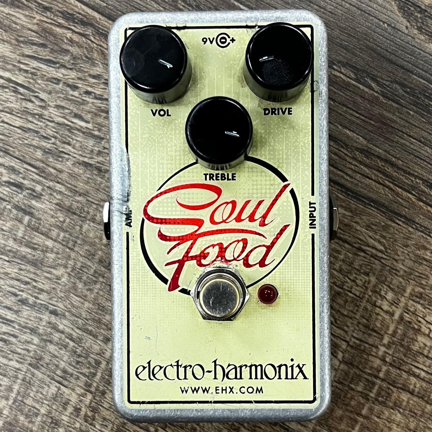 Top of Used EHX Electro-Harmonix Soul Food Transparent Overdrive TFW148