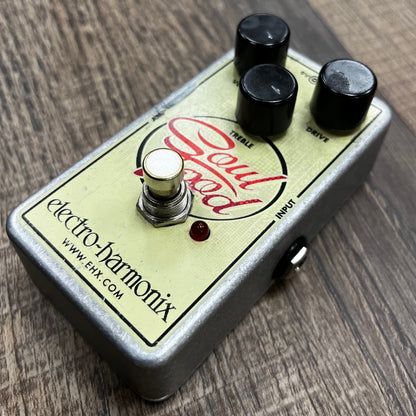 Side of Used EHX Electro-Harmonix Soul Food Transparent Overdrive TFW148