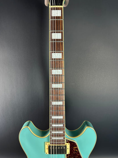 Fretboard of Used Ibanez AS73G-MTB Blue.