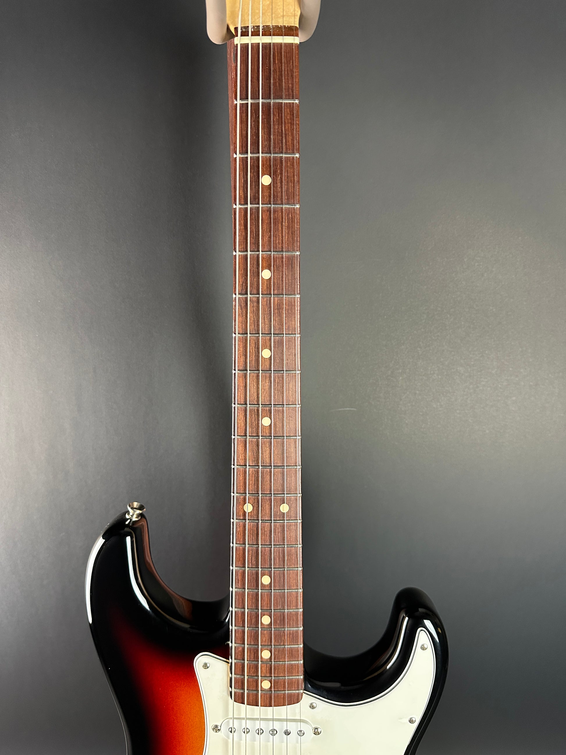 Fretboard of Used 2005 Fender 1960 Stratocaster NOS Sunburst.