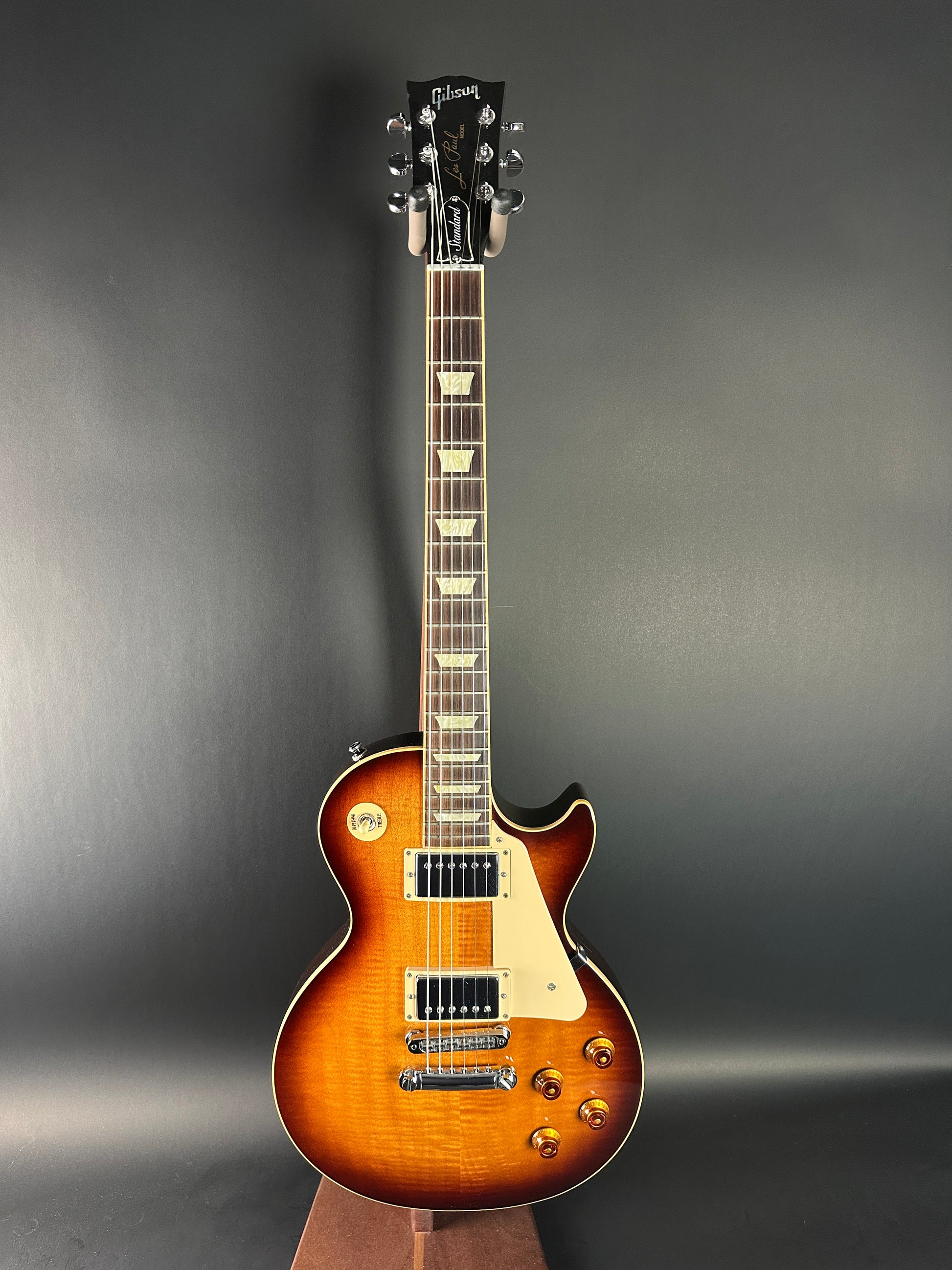 Full front of Used 2013 Gibson Les Paul Standard Sunburst.