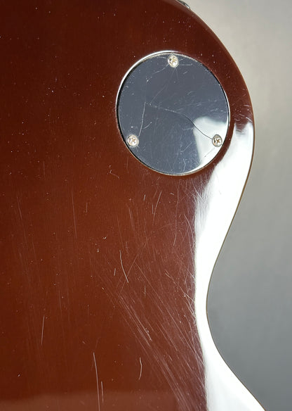 Scratches on back of Used 2013 Gibson Les Paul Standard Sunburst.