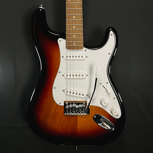 Front of Used 2022 Squire Affinity Stratocaster LRL WPG 3TS TFW159