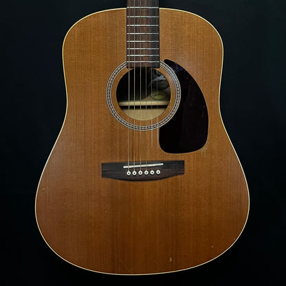 Front of Used Seagull S6 + Cedar Acoustic Guitar TFW160