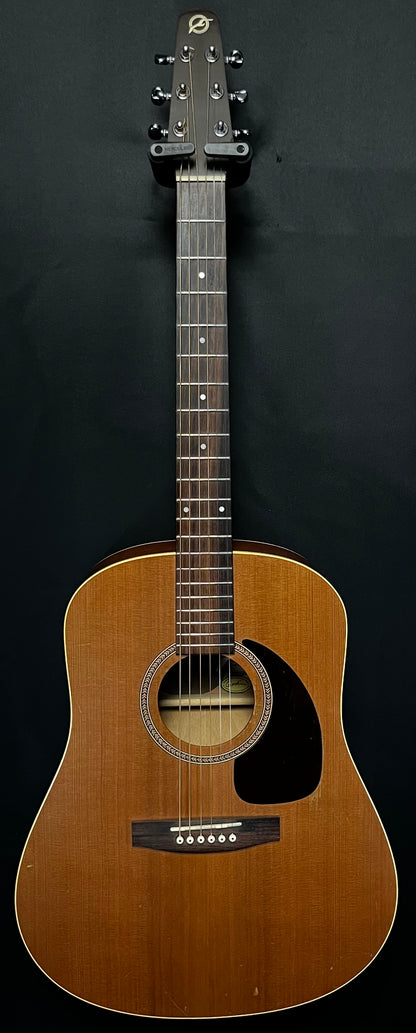 Full Front of Used Seagull S6 + Cedar Acoustic Guitar TFW160