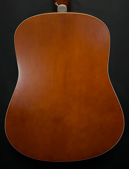 Back of Used Seagull S6 + Cedar Acoustic Guitar TFW160