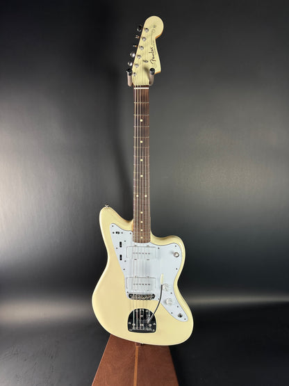 Full front of Used Fender Vintera I Jazzmaster Olympic White.