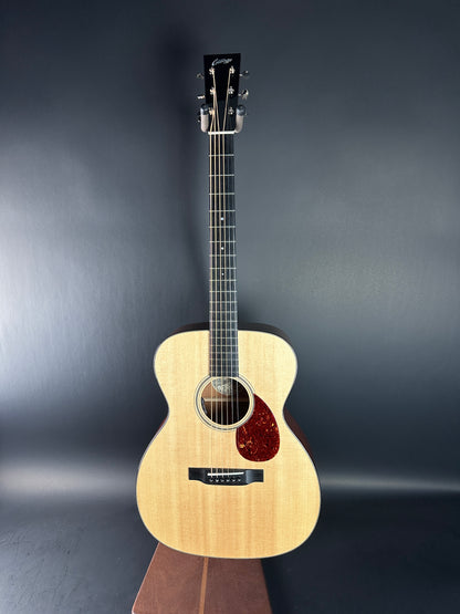 Full front of Used Collings OM1 Sitka/Mahogany.