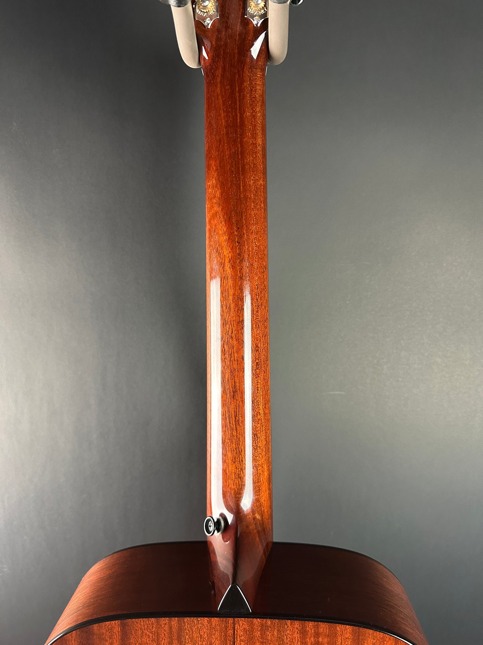 Back of neck of Used Collings OM1 Sitka/Mahogany.