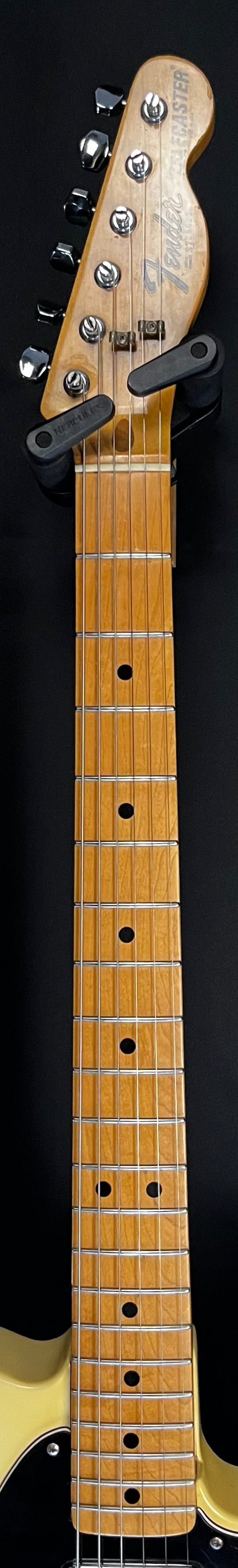 Neck of Used Vintage 1977 Fender Telecaster Blonde W/Non-Oriiginal Case 8 Pounds 8oz TFW165