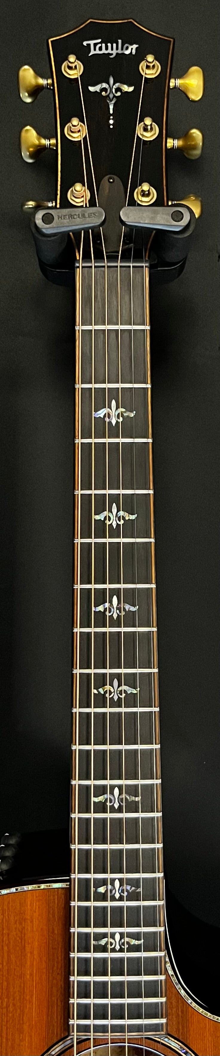 Neck of Used 2023 Taylor 914CE Builder's Edition Sinker Redwood / Honduran w/Case MINT TFW166