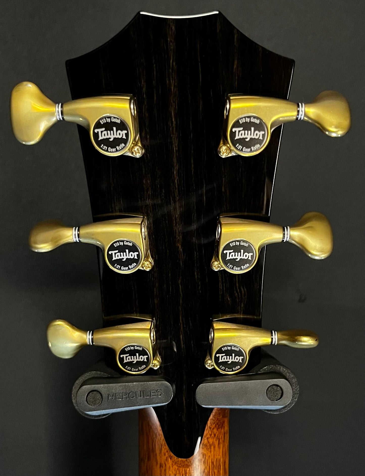 Back of headstock of Used 2023 Taylor 914CE Builder's Edition Sinker Redwood / Honduran w/Case MINT TFW166