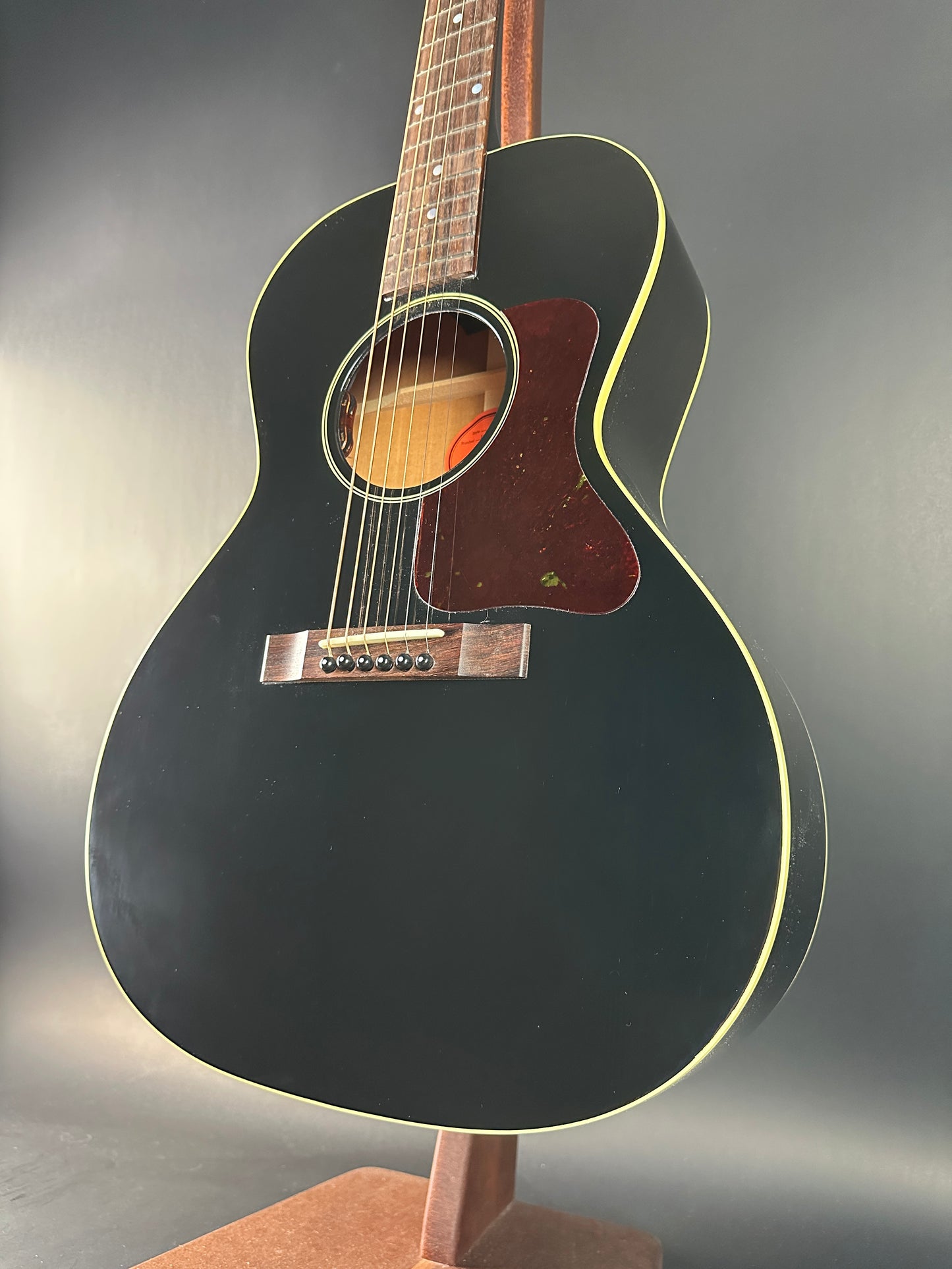 Front angle of Used 2023 Gibson L-00 Black.