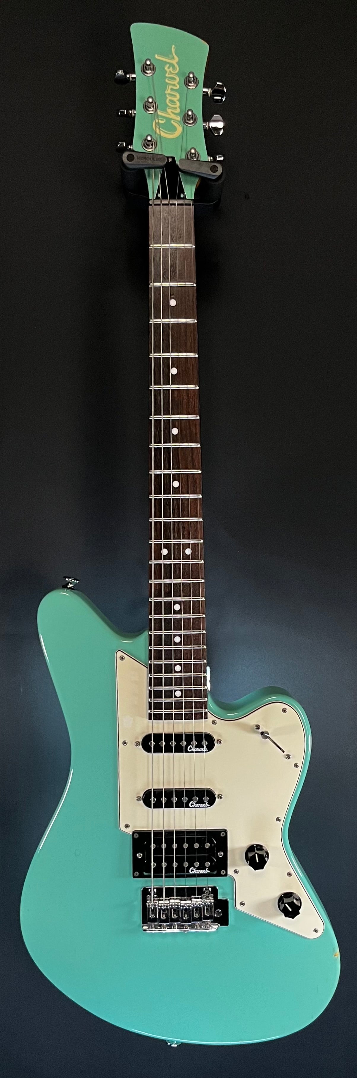 Used 2005 Charvel Surfcaster HSS Surf Green Made in Japan TFW174