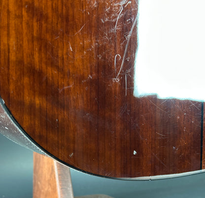 Scratches on back of Used Epiphone PR-150 Acoustic Natural.