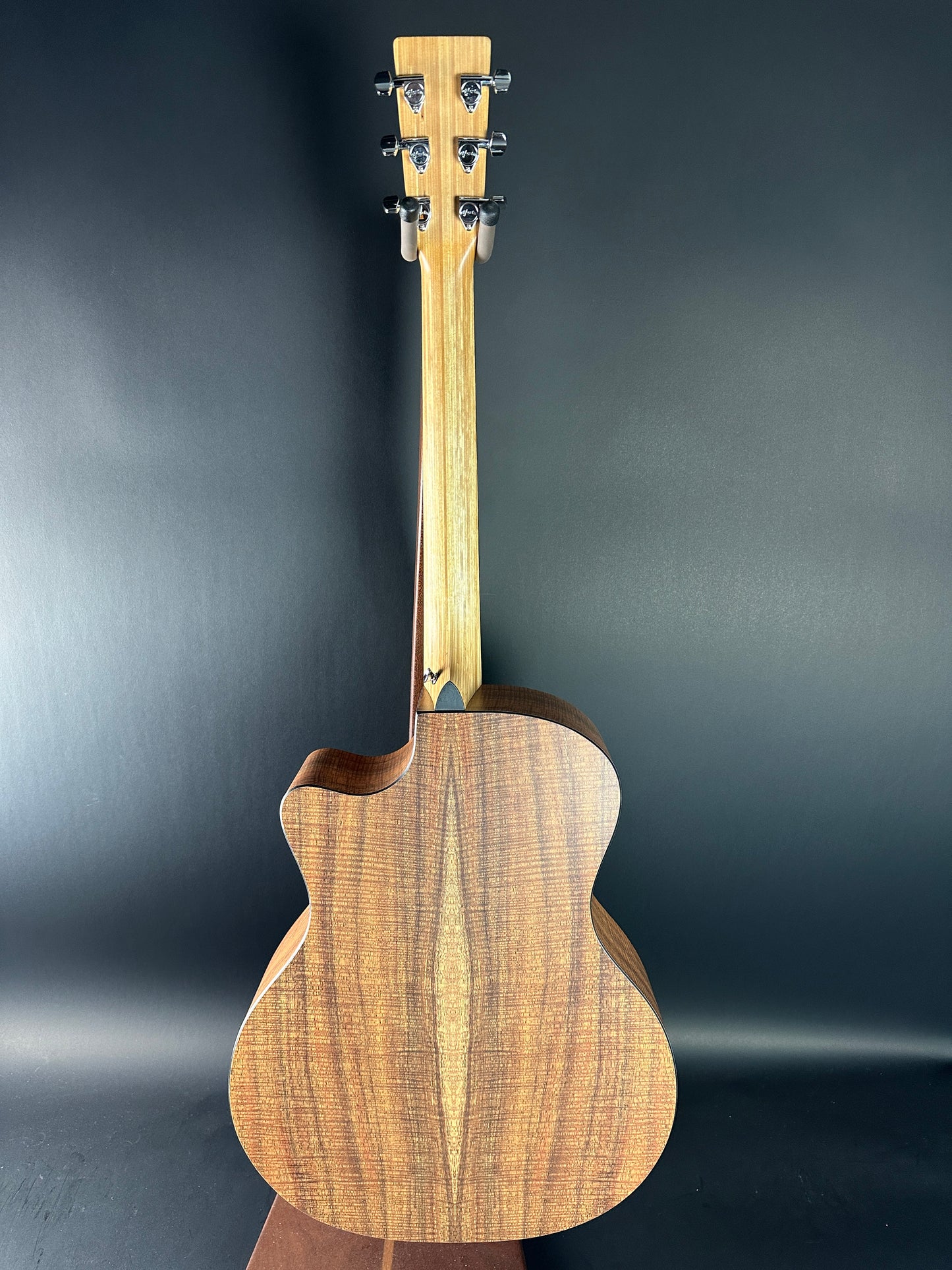 Full back of Used Martin X Series GPC-X1E Koa.