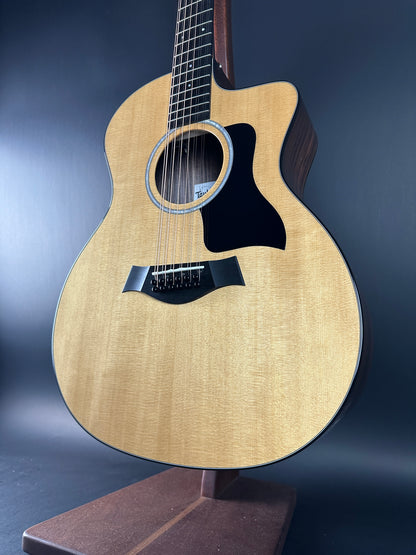 Front angle of Used Taylor 254ce Plus.