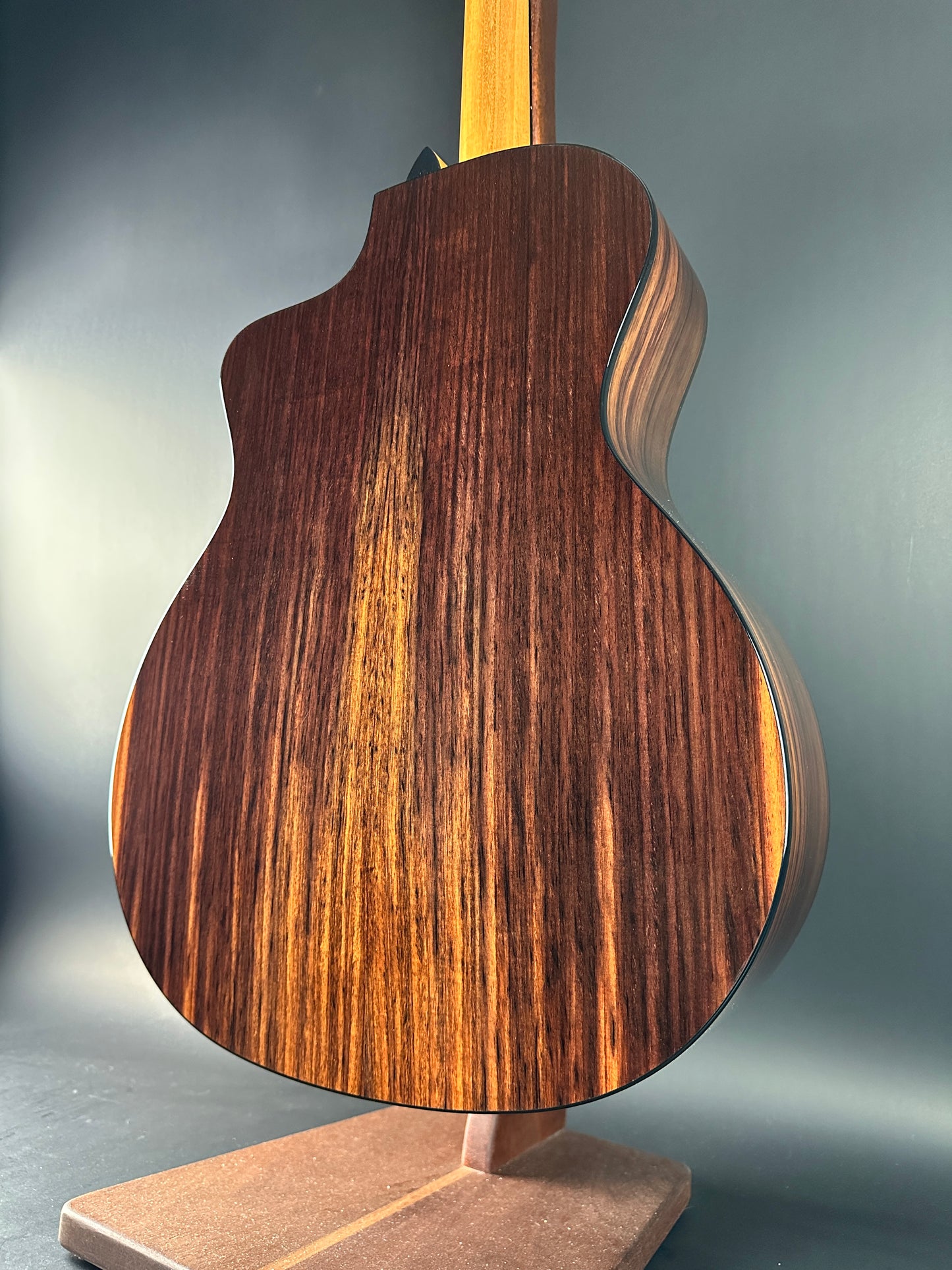 Back angle of Used Taylor 254ce Plus.