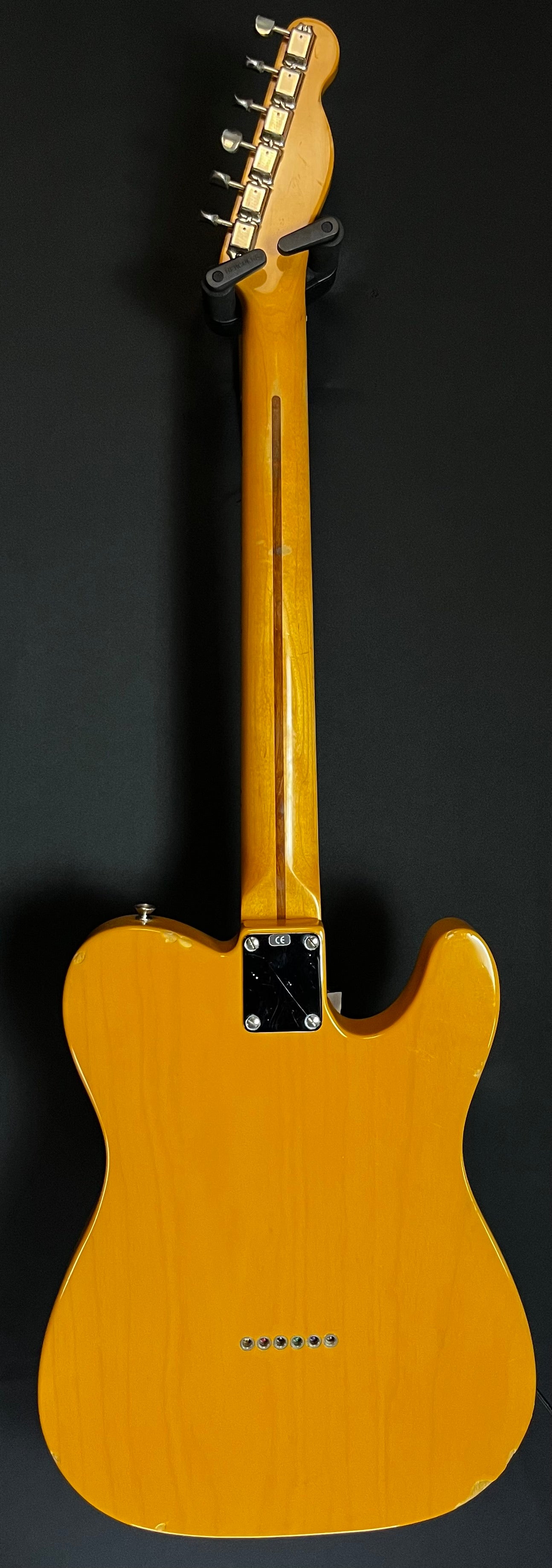 Full Back of Used 2003 Fender American Vintage '52 Telecaster Left Handed Butterscotch Blonde w/case TFW178