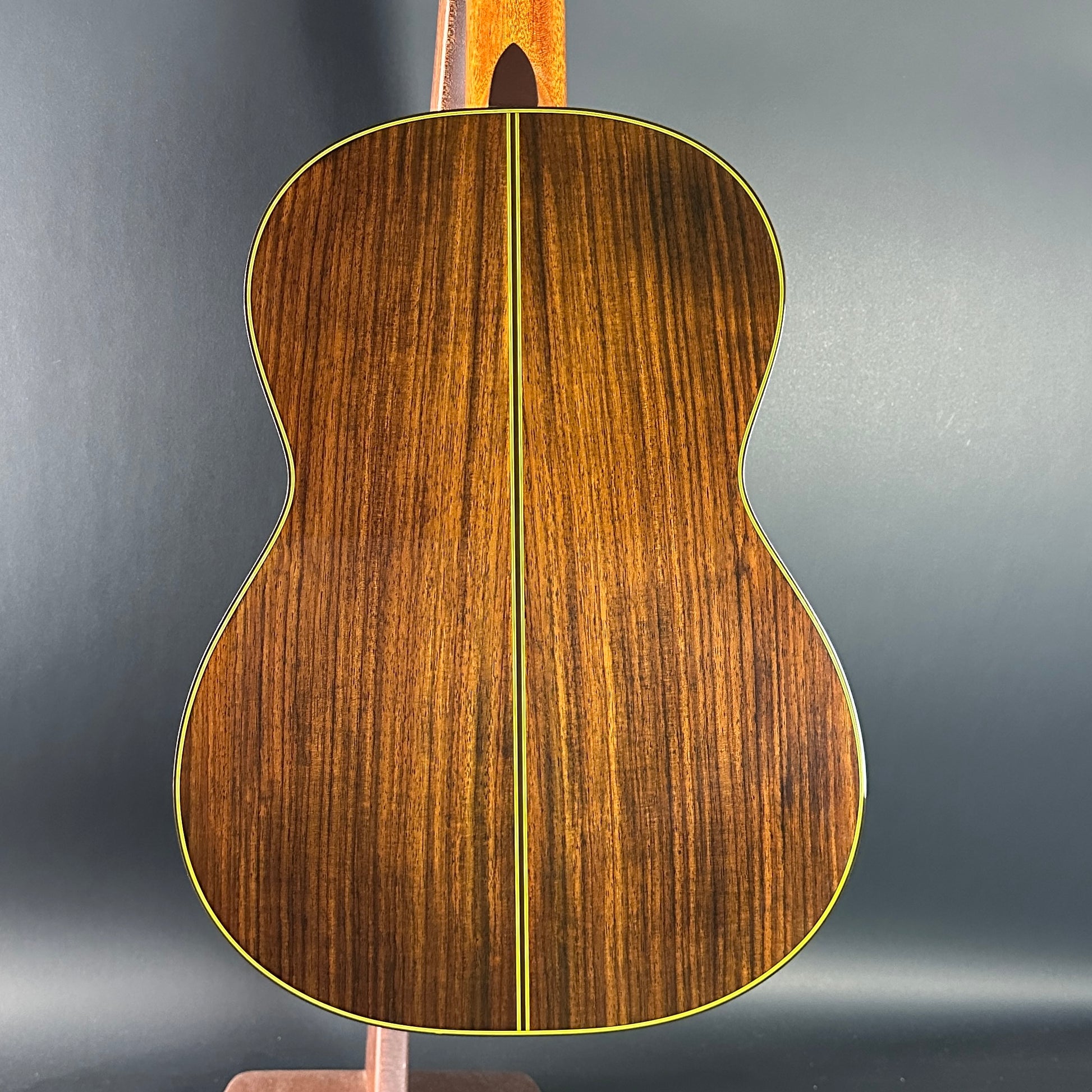 Back of Used Takamine H8SS hirade Classical.