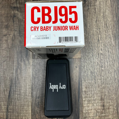 Top of w/box of Used Dunlop Cry Baby Jr Junior Wah Pedal w/Box TFW212