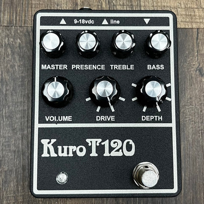 Top of Used Kuro Custom Audio T120 Matamp GT120 Preamp Pedal w/Box TFW208