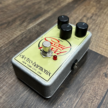 Side of Used EHX Electro-Harmonix Soul Food Transparent Overdrive Pedal TFW195