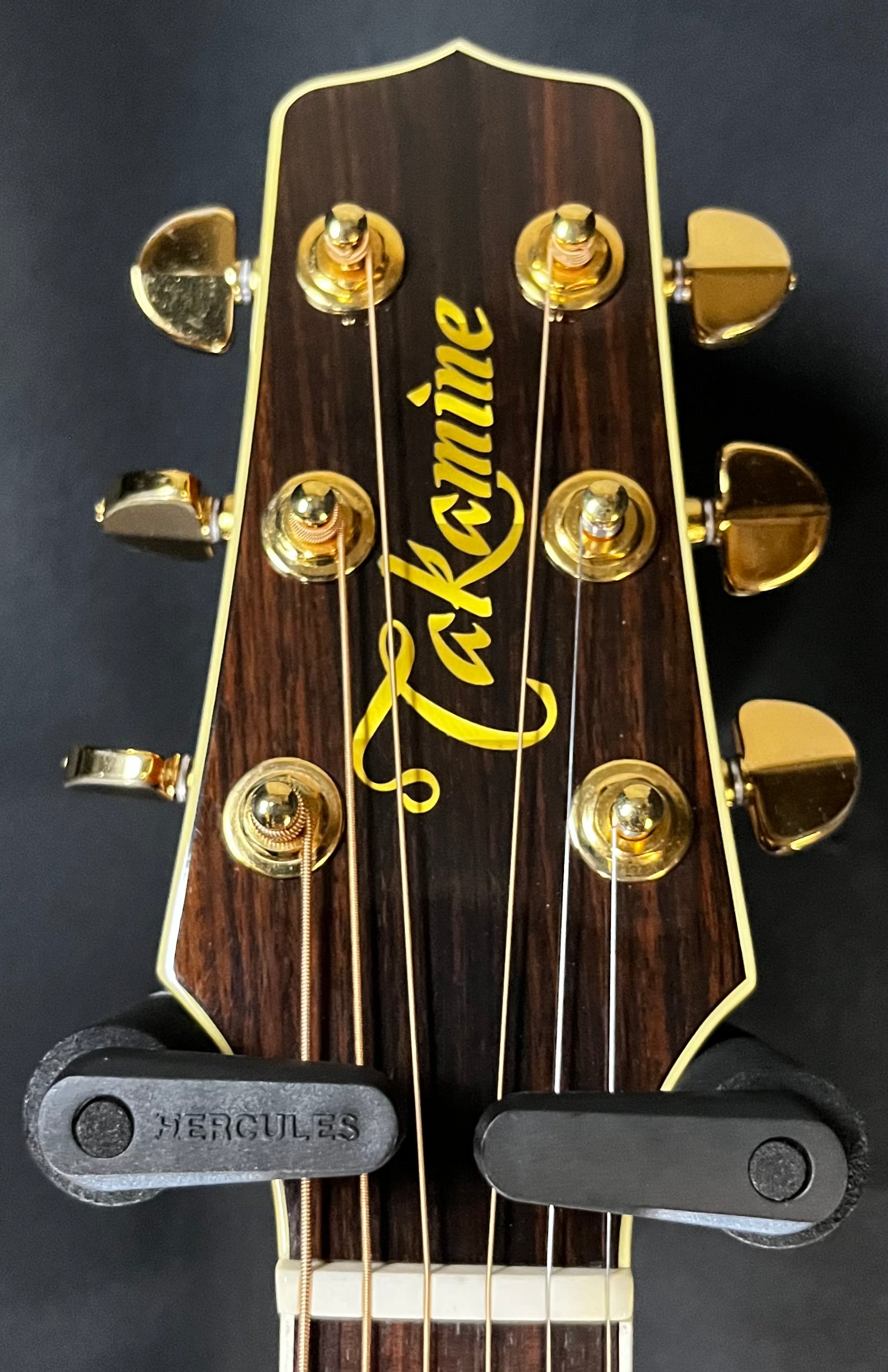 Headstock of Used 1989 Takamine 89 Limited LTD89 w/case TFW225